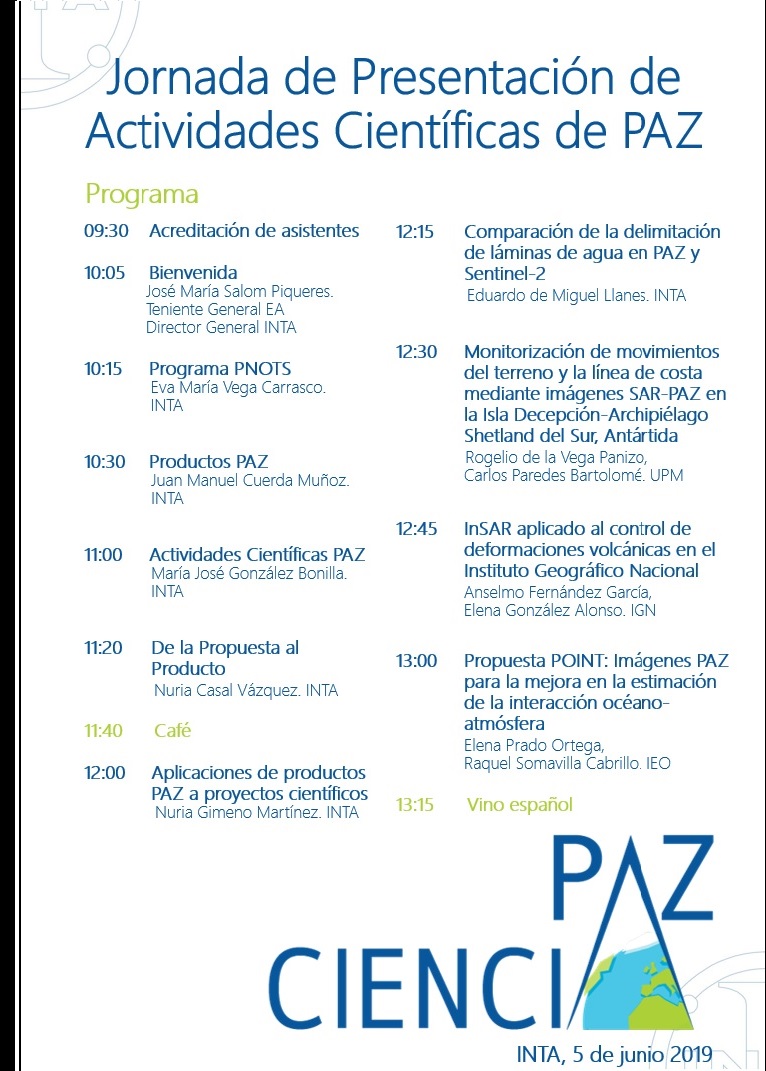 PAZ Jornada Presentacion Actividades Cientificas 05-06-2019_