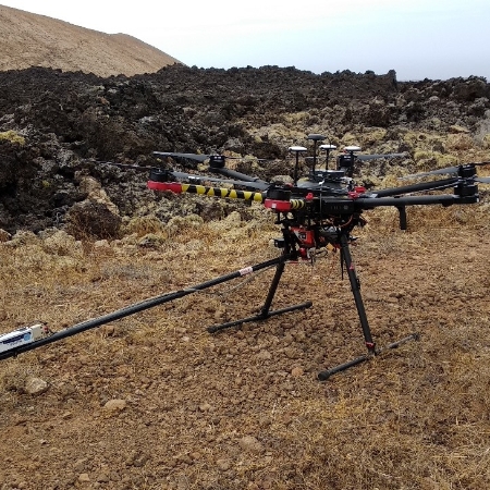 Campaña de medidas magnéticas con dron