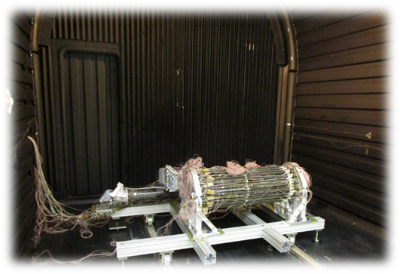 Ensayo de vacio térmico INTA