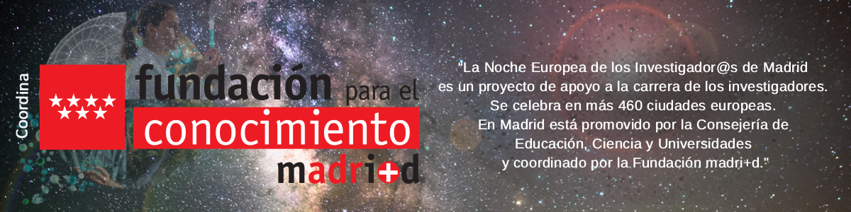 Logos Coordina y Finacia Logo de La Fundación para el Conocimiento madrid+
