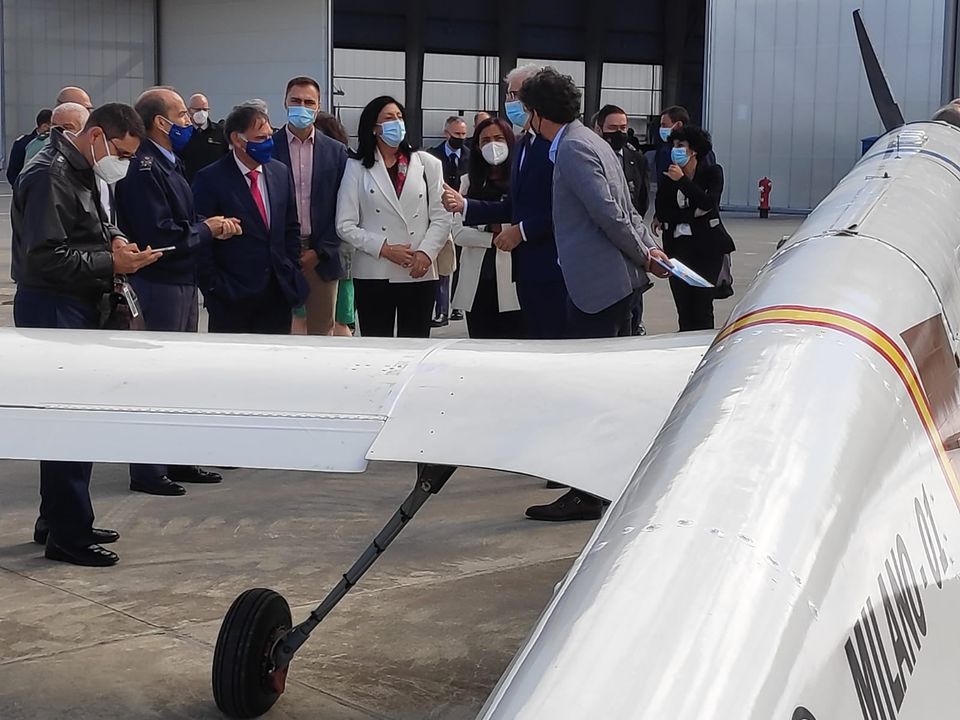 Presentación del avión no tripulado Milano en el CIAR (INTA)