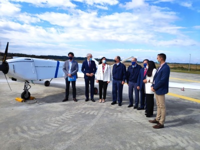 Presentación del avión no tripulado Milano en el CIAR (INTA)