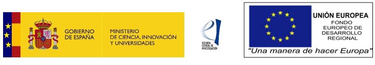 Logos Ministerio Ciencia, Agencia Estatal de Investigación y FEDER