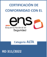Certificado de Conformidad con ENS ALTA