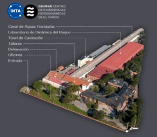 Plano de localización de las principales instalaciones de CEHIPAR Plano de localización de las principales instalaciones de CEHIPAR