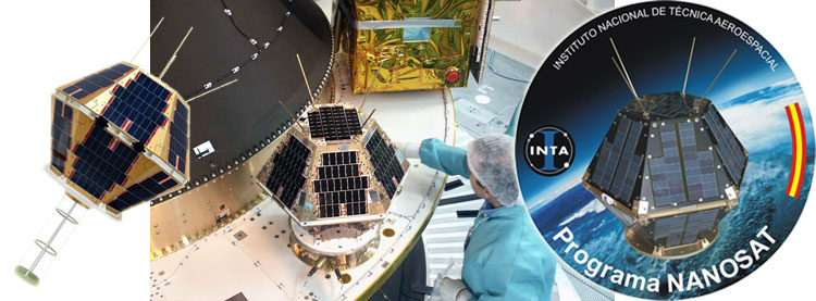 NANOSAT and the emblem of the NANOSAT program