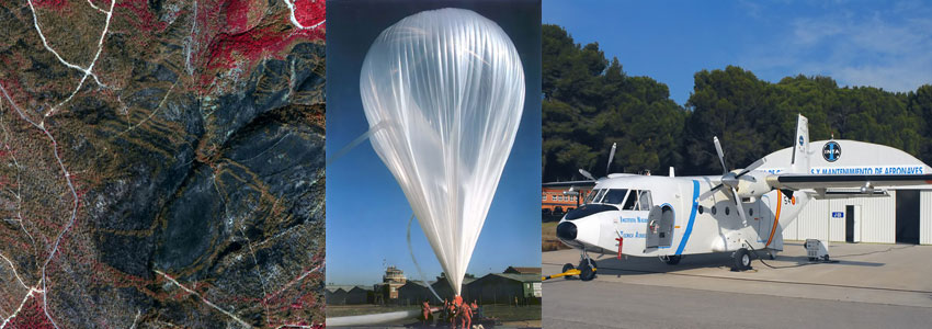 Teledetección aeroportada y globo estratosférico