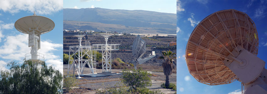 Instalaciones y antenas Estación de Seguimiento en Maspalomas INTA