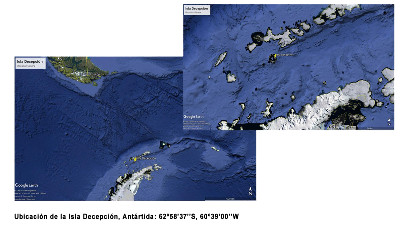 Ubicación Isla Decepción
