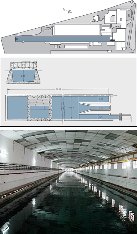 Calm Water Towing Tank (Physical Scale Laboratory ICTS-I3a-1)