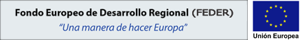 Proyectos cofinanciados por el Fondo Europeo de Desarrollo Regional (FEDER). Unión Europea